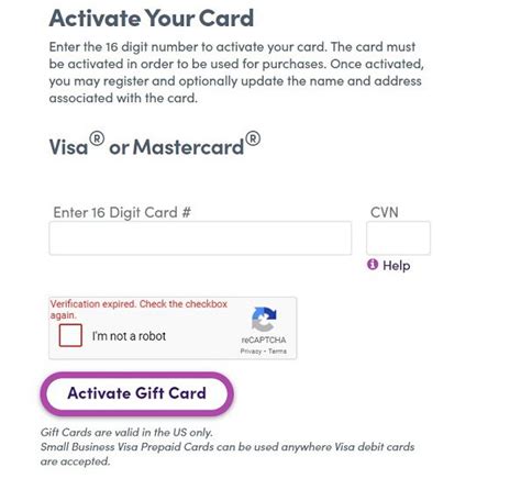 smart gift cards activate|can't activate gift card.